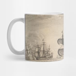 Vintage Dutch Warships Mug